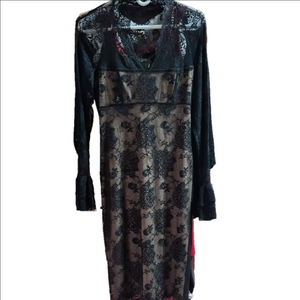 Elegant Black Lace Dress